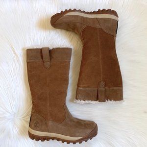 Timberland Women's MT Hayes Waterproof Pull-on Boots Fleece Linings A1ZF7 Size 6